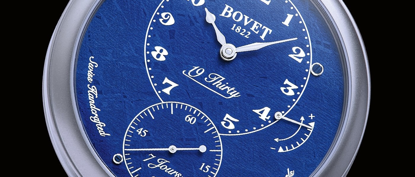 Bovet 1822 19Thirty Blue Meteorite: a slice of heaven