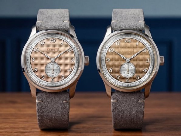 Lebois & Co introduces the Heritage Atelier Small Seconds Clous de Paris and Stroopwafel®