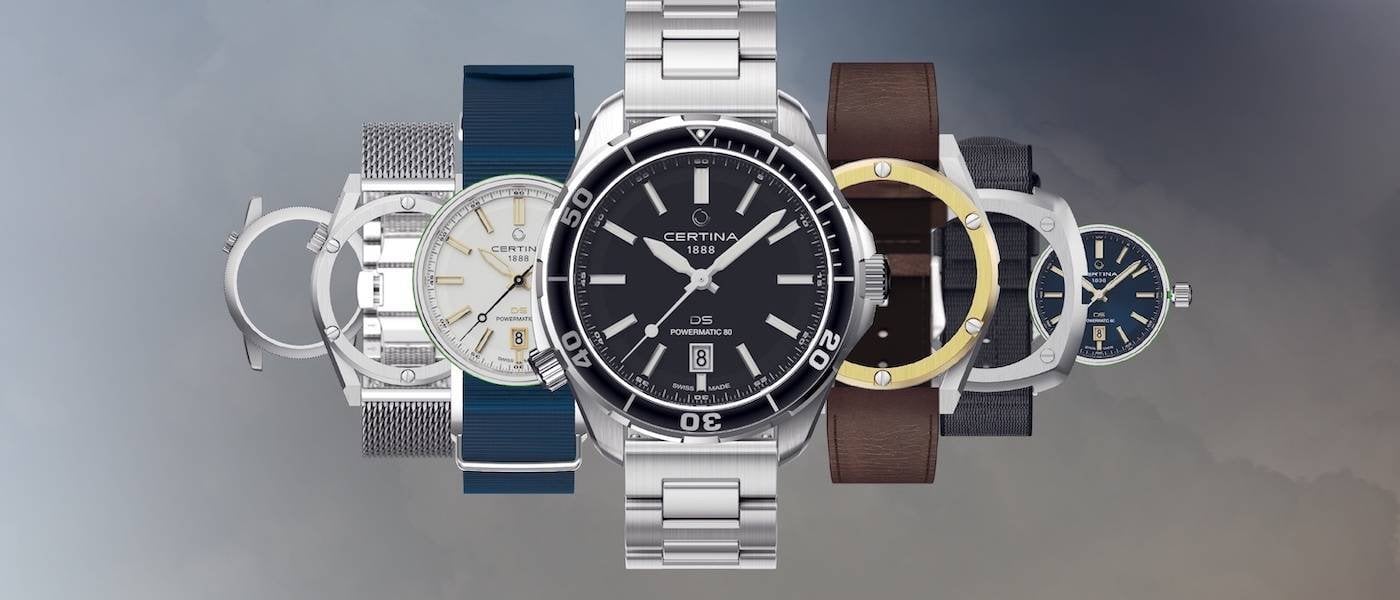Certina's multiple-choice watches