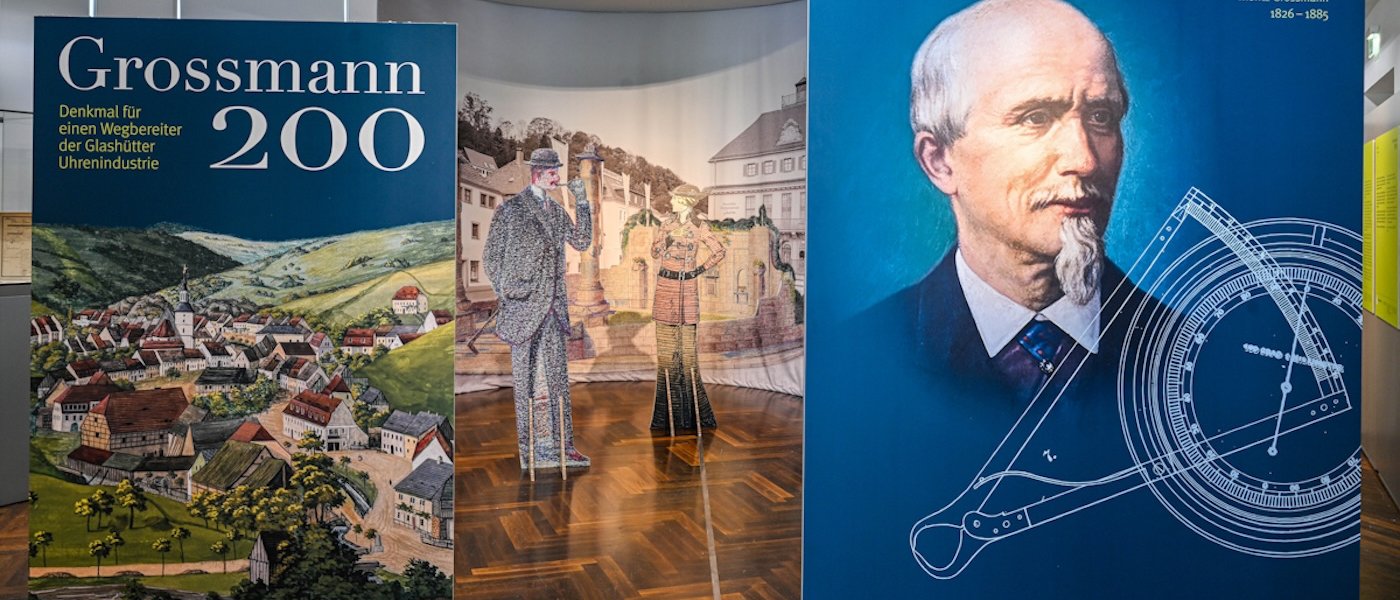 “Grossmann200” – Monument to a pioneer of the Glashütte watch industry 