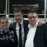 From Left to Right: V. Calabrese, Corum CEO A. Calce, L. Besse