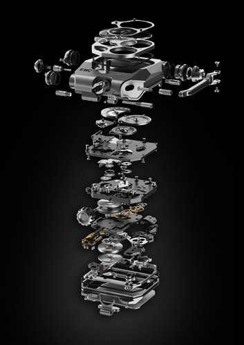 Complicated: An exploded view of the EMC by Urwerk