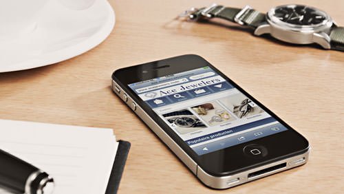 First Dutch jeweller with an mCommerce website 