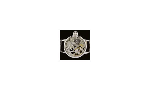 Kri&#x00EB;ger carves the skeleton watch into bones