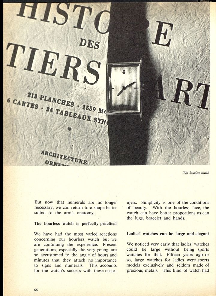 Un très riche et passionnant entretien avec René Bannwart, le fondateur de Corum, paru dans Europa Star, en 1963. Après des positions émérites notamment chez Omega, il peut être considéré comme le premier designer horloger à avoir lancé sa marque. Aujourd'hui, nombreux sont ceux qui ont suivi ses pas!