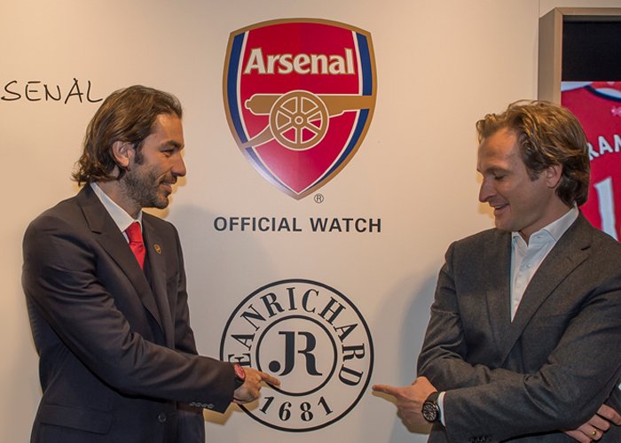 Robert Pires and Bruno Grande at BaselWorld 2014