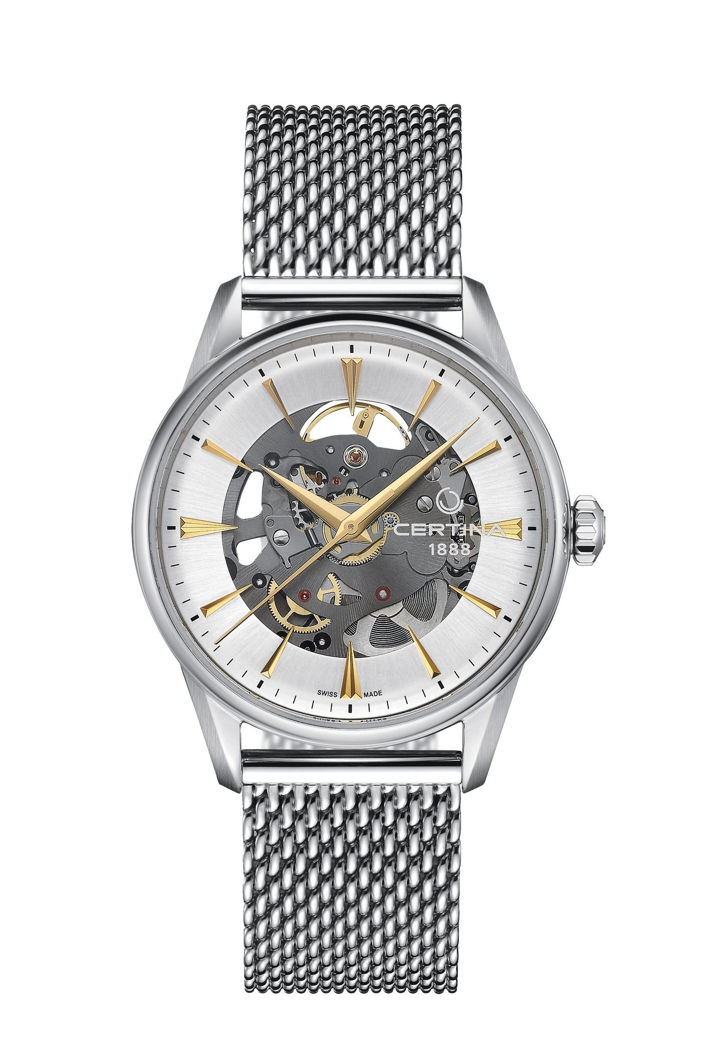 The new Certina DS-1 Skeleton: designed with light in ()