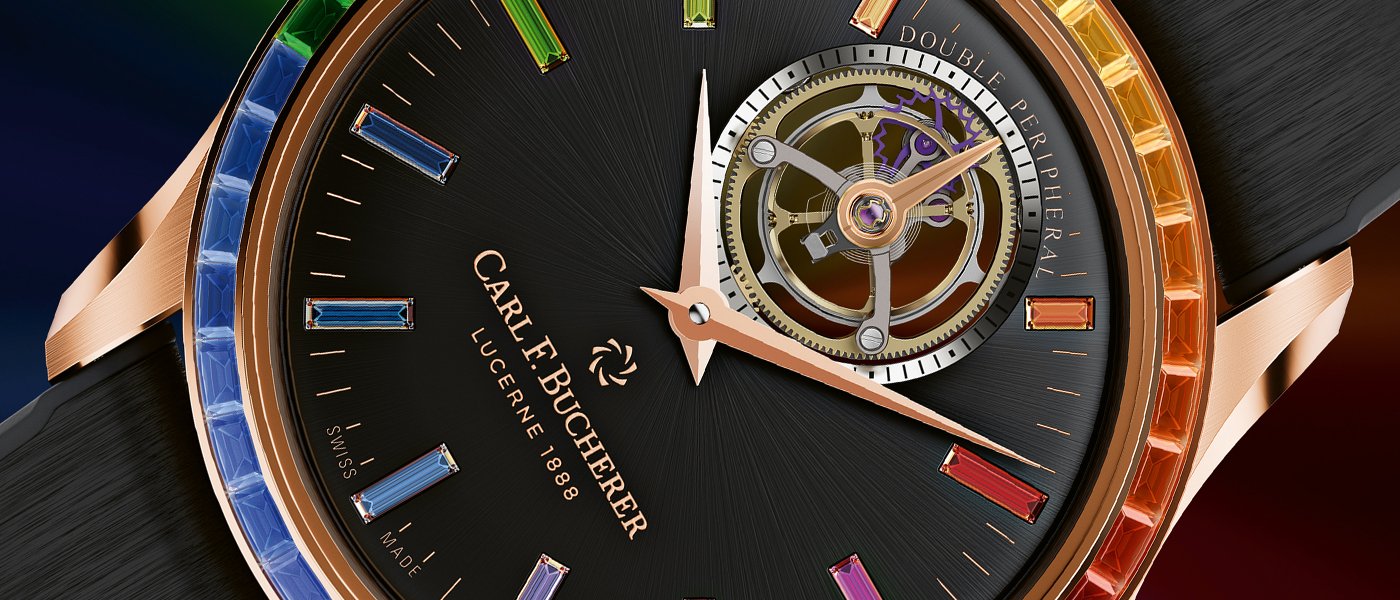 Carl F. Bucherer Manero Highlights: peripheral technology and a cascade of colours