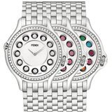 Fendi Crazy Carats (F107034000B0T05) featuring a new dial to emphasize the wearer's gemstone choice.