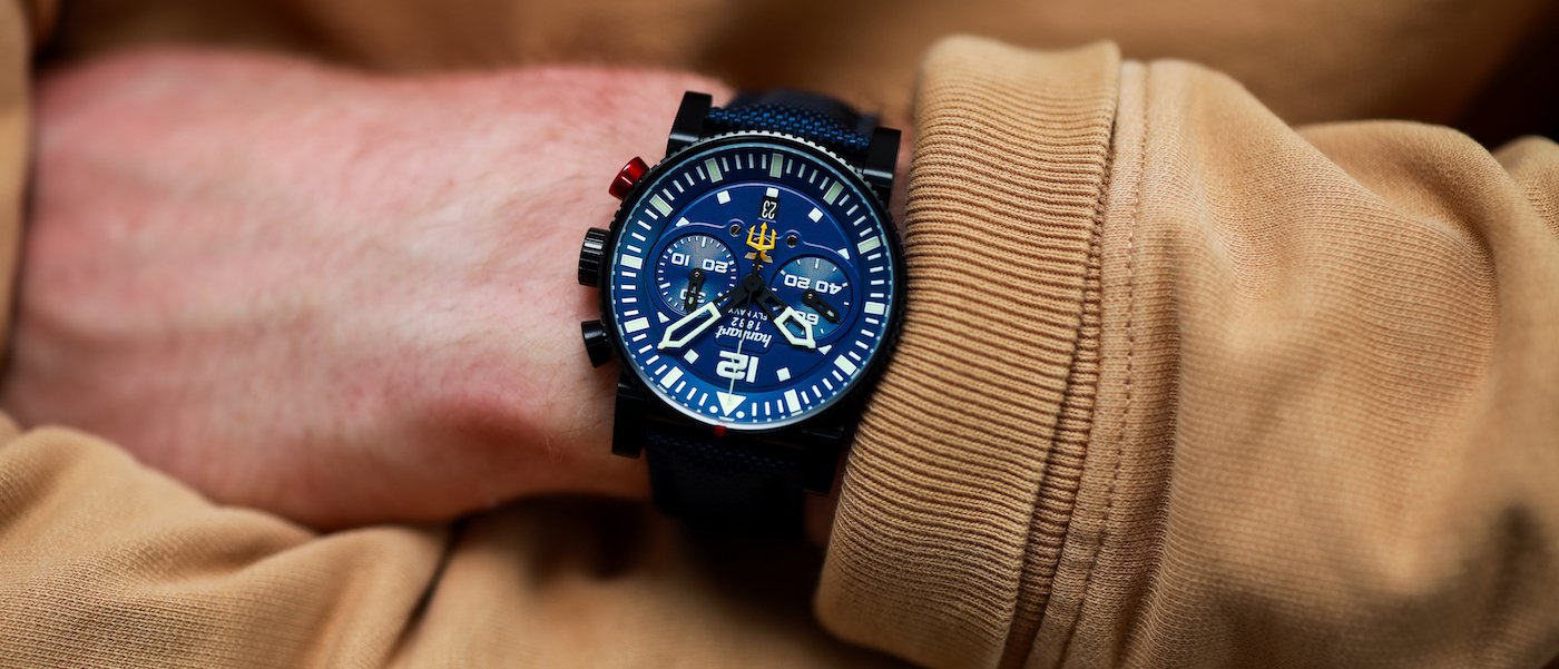Hanhart's new Primus Fly Navy boasts naval precision and tradition