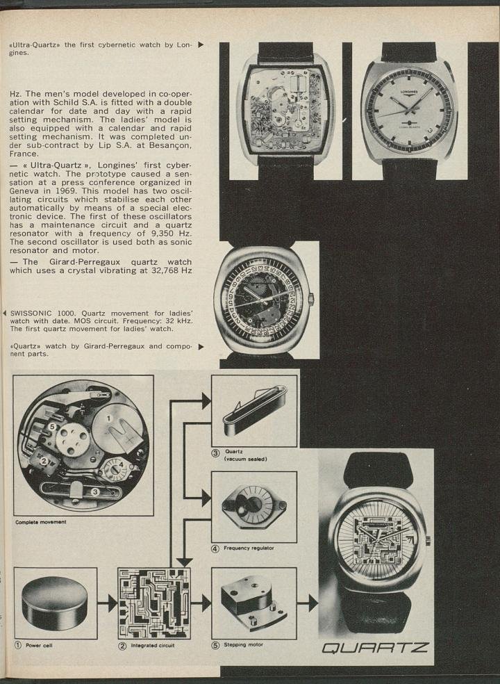 Longines lacked integrated circuit technology, so they developed a unique “cybernetic” approach using discrete electronic components with Bernard Golay SA.