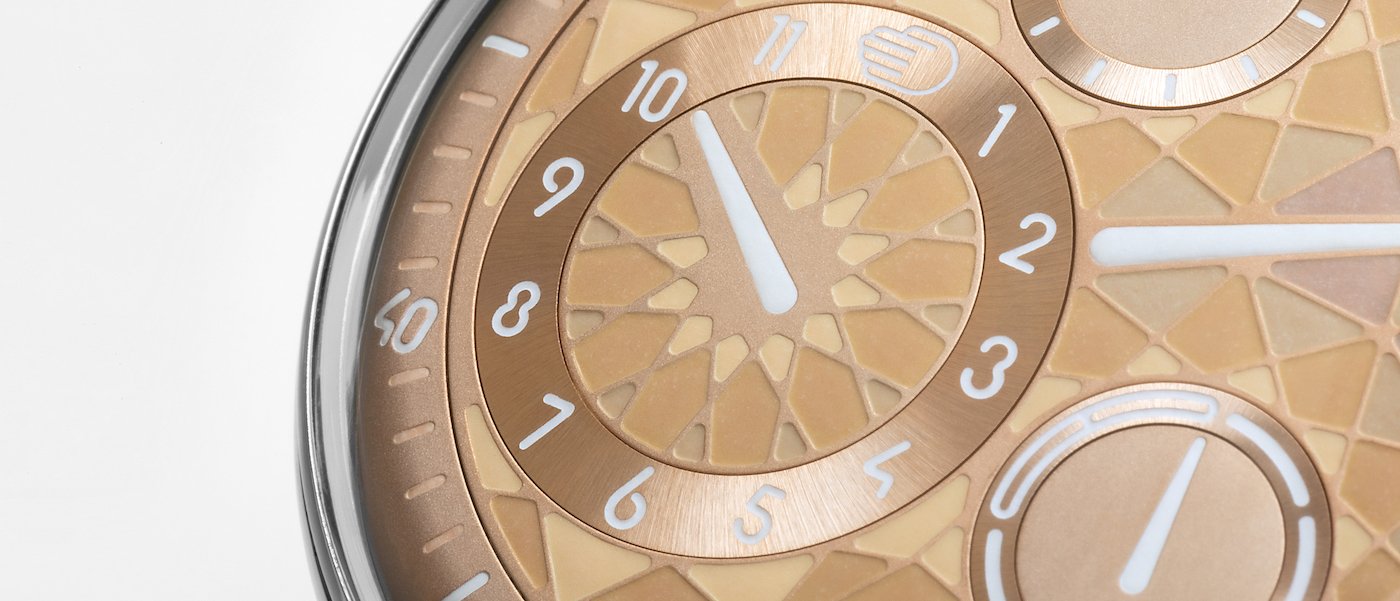 Ressence Type 1° Round DX3 sets arts & crafts in motion