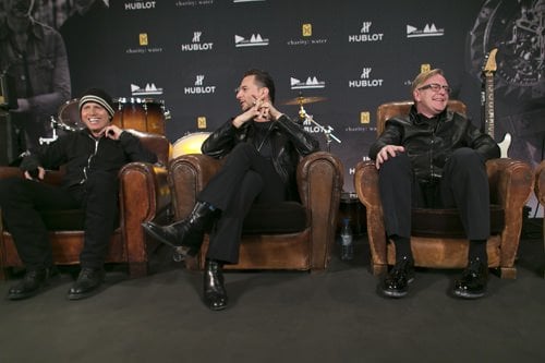 Depeche Mode: (from left) Martin Gore, Dave Gahan and Andy Fletcher