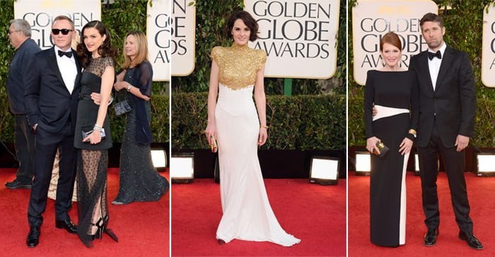 From Left to Right: Rachel Weisz & Daniel Craig, Michelle Dockery, Julianne Moore & Bart Freundlich 