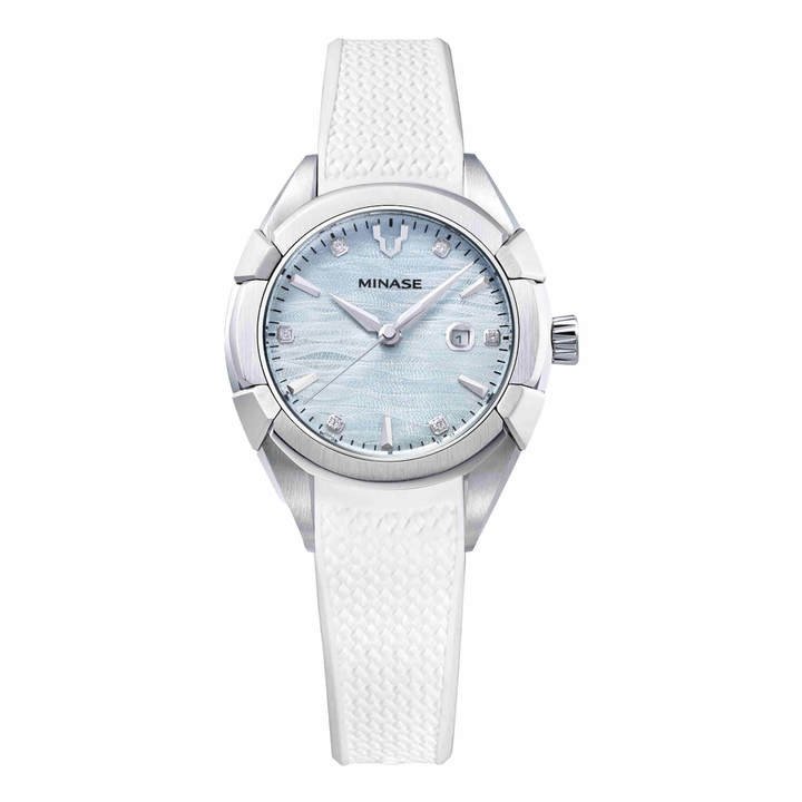 Frozen elegance: Minase launches Ice Blue Dial and Rubber Strap for Uruga Collection