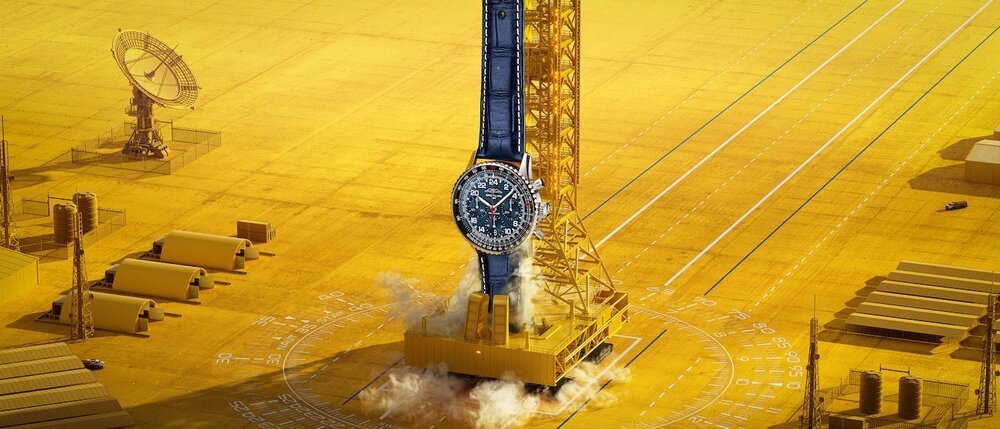 Breitling Navitimer Cosmonaute Artemis II with meteorite dial