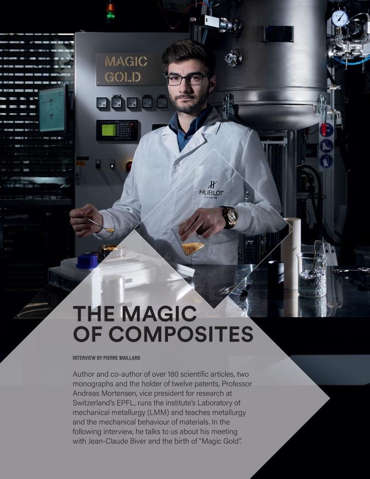 Switzerland is home to several world-class laboratories in the field of materials research, including the EPFL in Lausanne, which has numerous collaborations with the watch industry. 