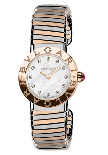 Bulgari Bulgari Tubogas (white gold, yellow gold & diamonds)