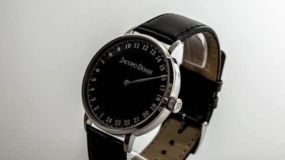 Fresh face: Jacopo Dondi's new 24 hour watch