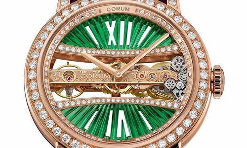 CORUM Lady Golden Bridge Round 39 MM 