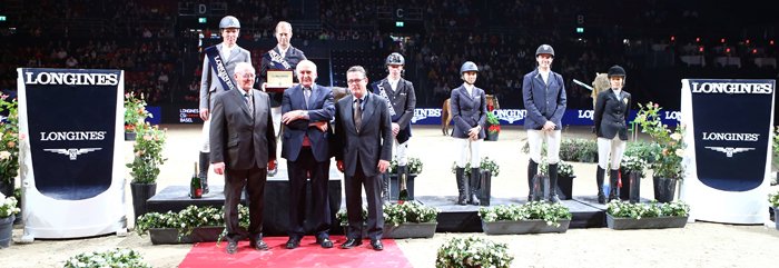 Prize-giving ceremony of the Longines Grand Prix