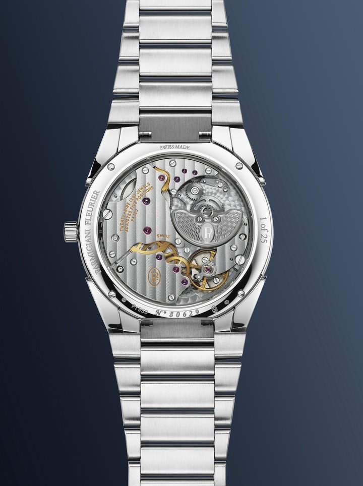 The Tonda PF Micro-Rotor Platinum Stone Blue is limited to 25 pieces.