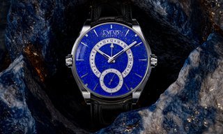 Cyrus Dominion Lapis Blue GMT: carved in stone 