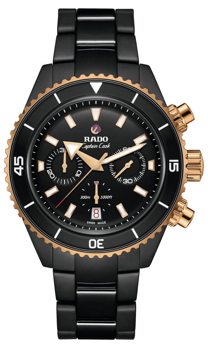 Rado updates Captain Cook chronographs with ceramic and new colours