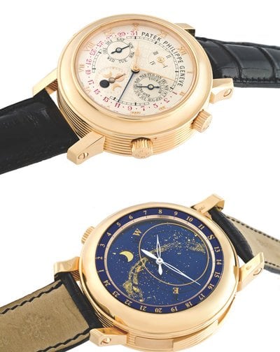 Patek Philippe Ref. 5002 “Sky Moon Tourbillon” with special order case in pink gold