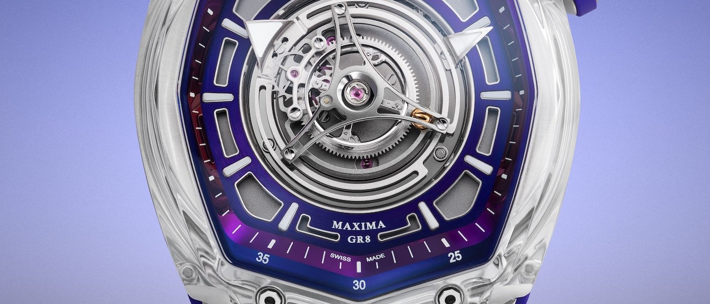 Kerbedanz unveils the Maxima GR8 39mm Incolor Sapphire Ultraviolet Dial