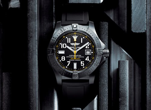 Avenger Seawolf Blacksteel Code Yellow by Breitling