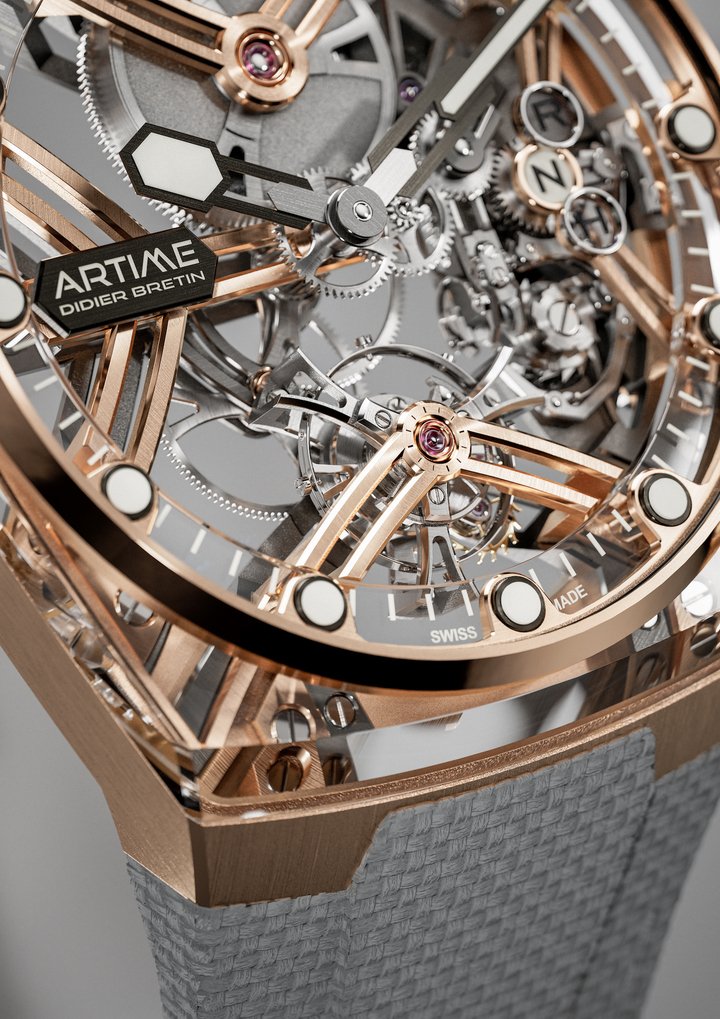 Artime ART01 reborn in 5N red gold with a sporty-chic twist 