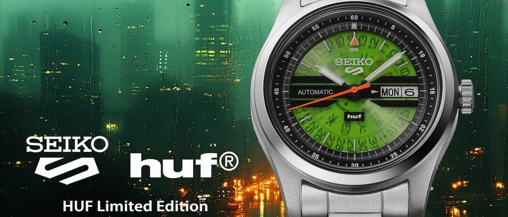 Seiko 5 Sports introduces a limited-edition collaboration model with HUF