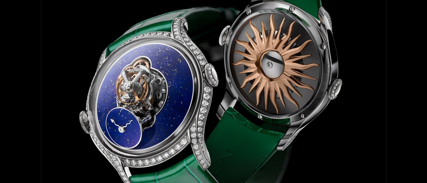 A powerful new MB&F with a lapis lazuli dial