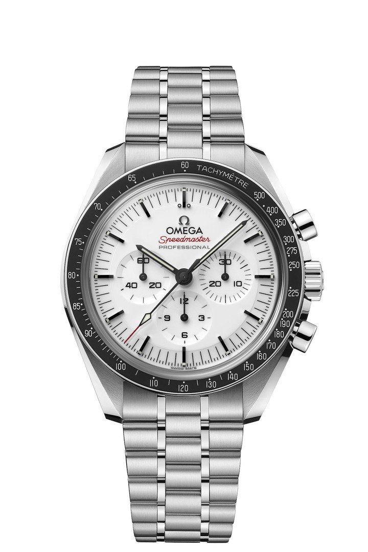 Omega launches Speedmaster Moonwatch with lacquered white dial