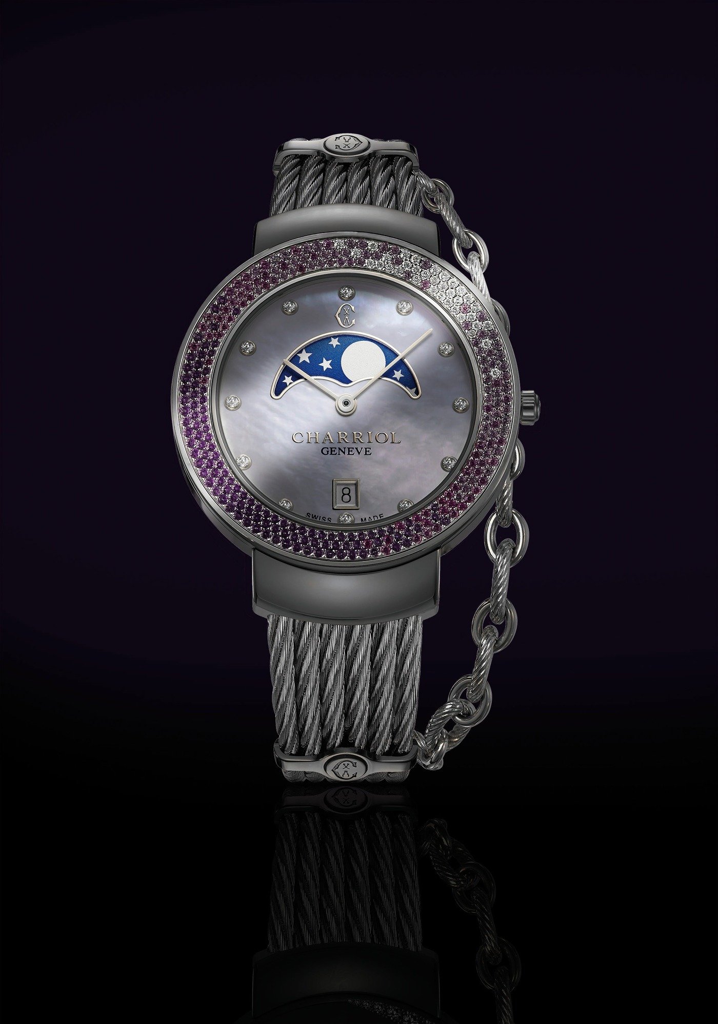 Charriol St-Tropez™ 35 GlamMoon