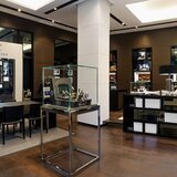 The interior of the IWC store at Bahnhofstrasse 61, Zurich