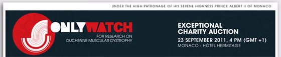 Only Watch 2011 to take place on Friday 23 September