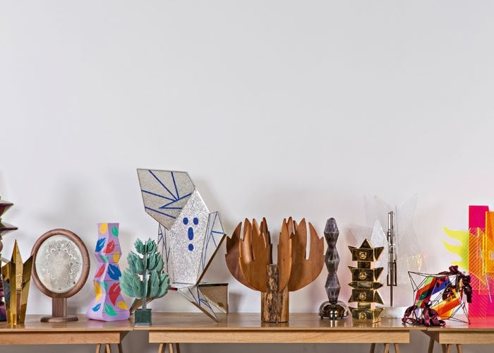 Thirteen works conceived by Mendini produced by craftsmen, in thirteen different materials.