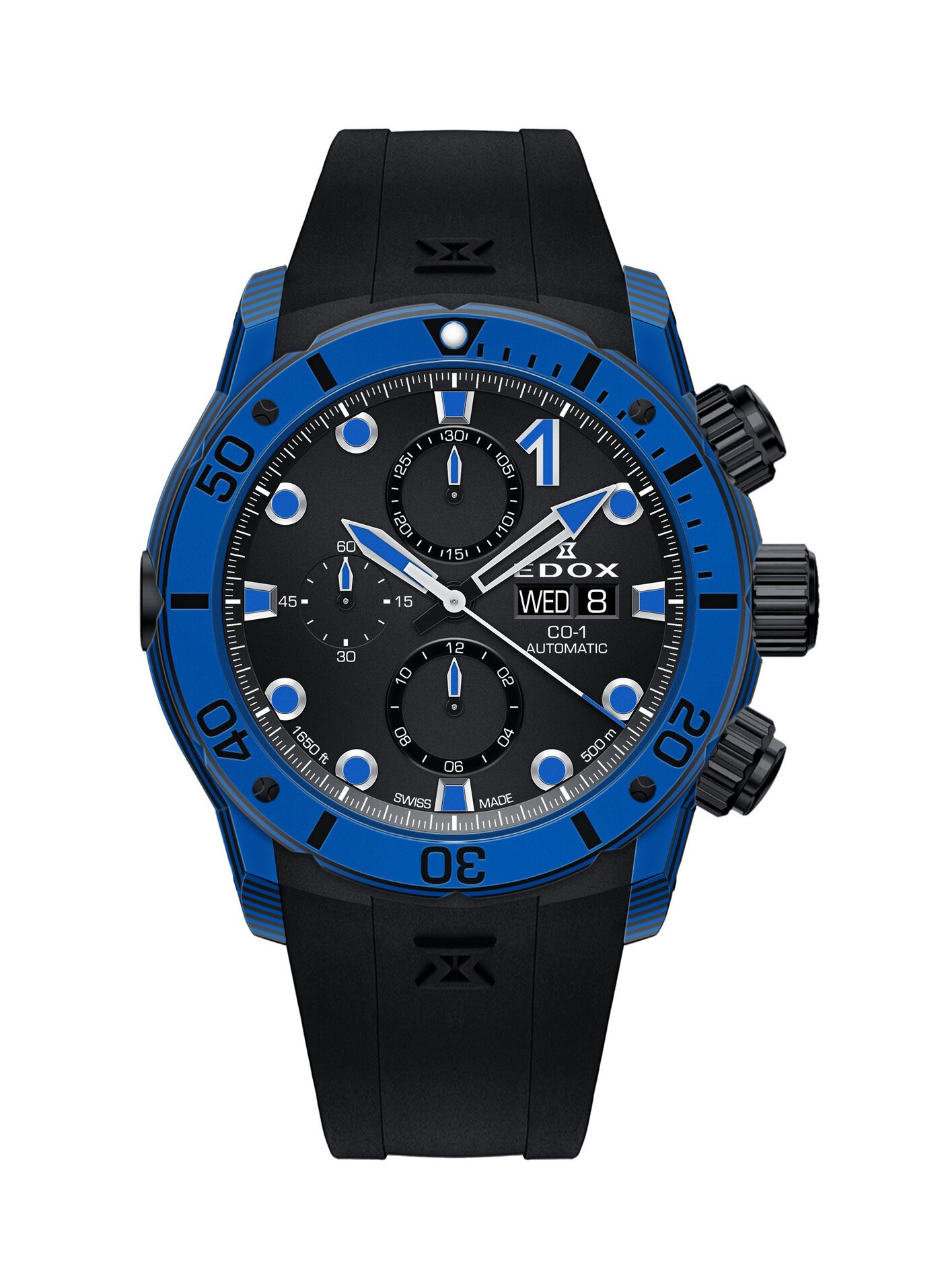 Edox CO-1 Carbon Chronograph Automatic