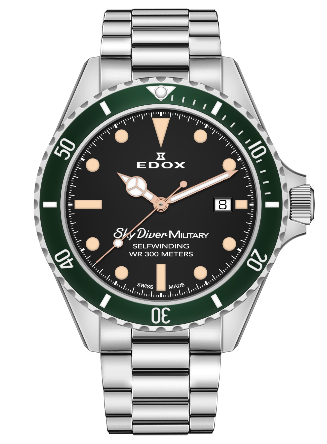 時計 EDOX SKYDIVER MILITARY LIMITED EDITION Edox SkyDiver Military Limited Edition
