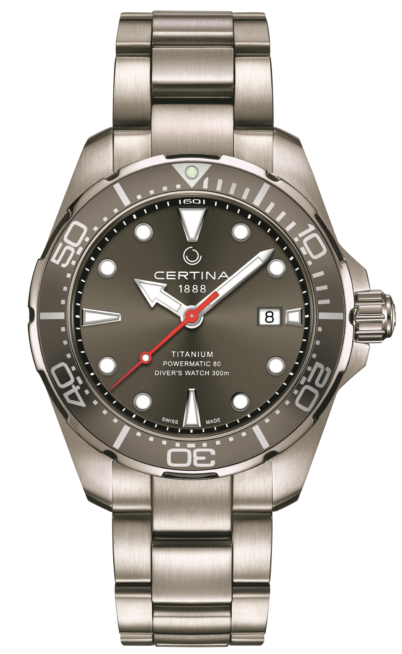 ds action diver titanium