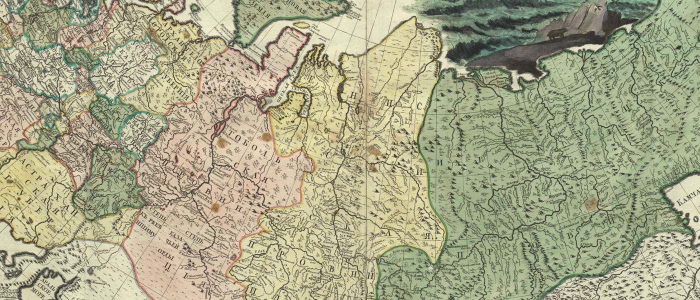 Карта 1745 года европы