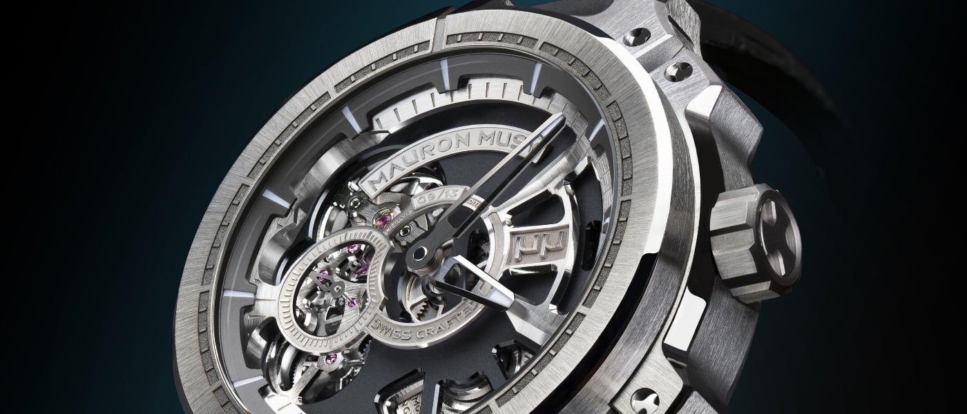 Presenting Mauron Musy's first ever skeletonised watch