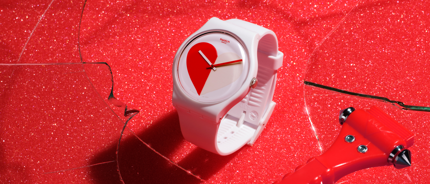 Swatch's new take on Valentine's Day