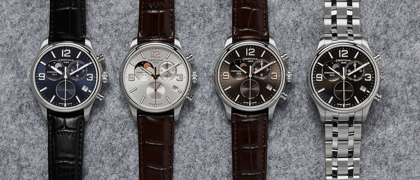 certina ds 8 chrono moon phase