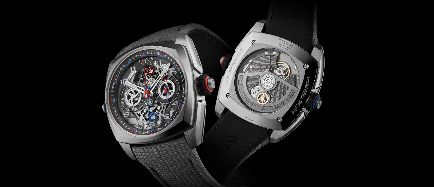 Cyrus unveils a double independent monopusher chronograph