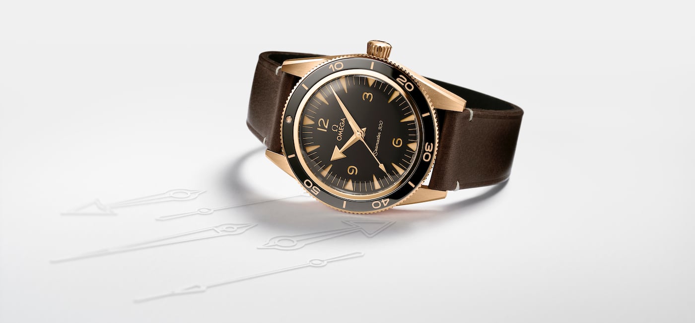 Introducing Omega's new Seamaster 300, including Bronze Gold
