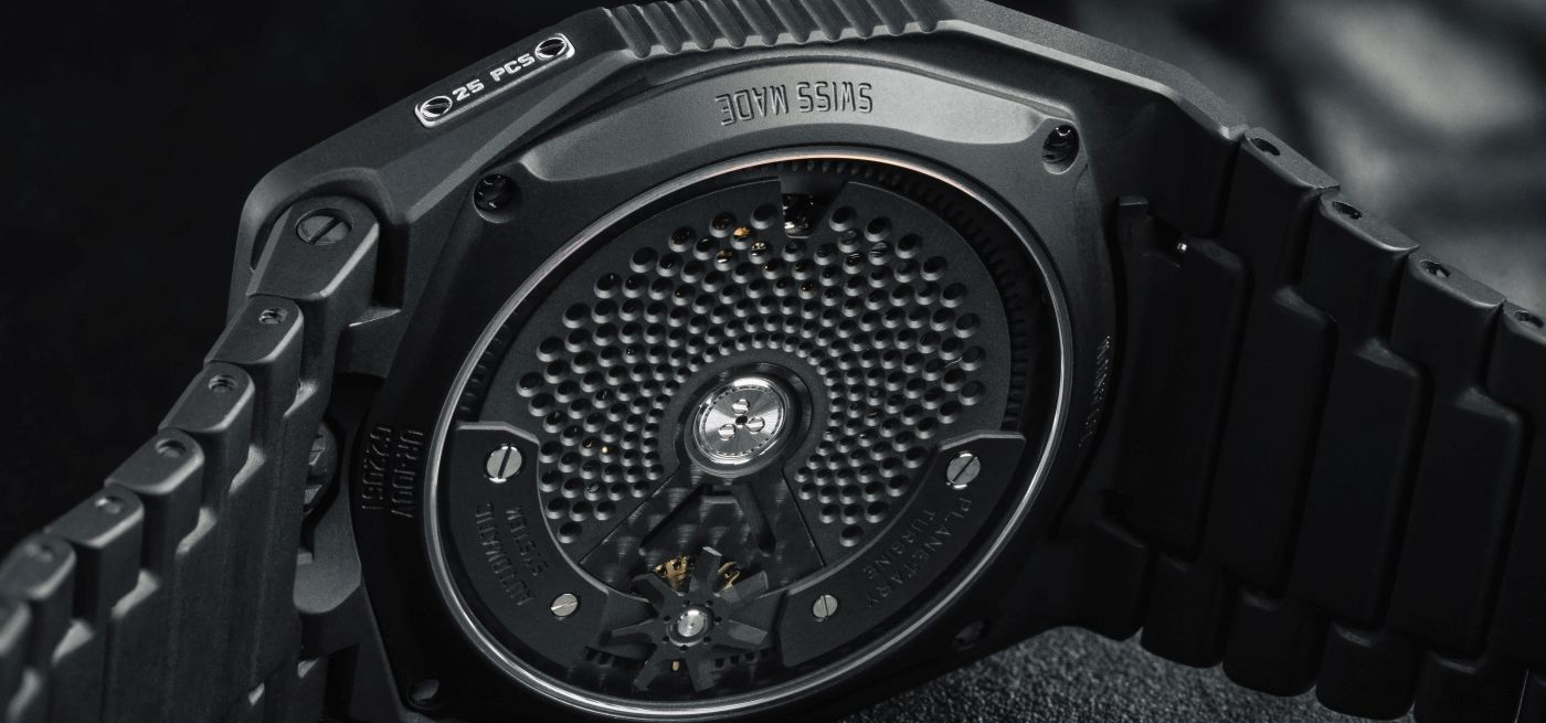 Introducing Urwerk's UR-100V Full Black Titanium Jacket