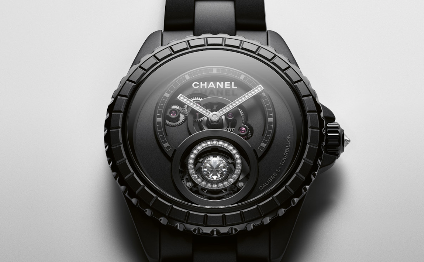 Chanel J12 Diamond Tourbillon: the flying solitaire
